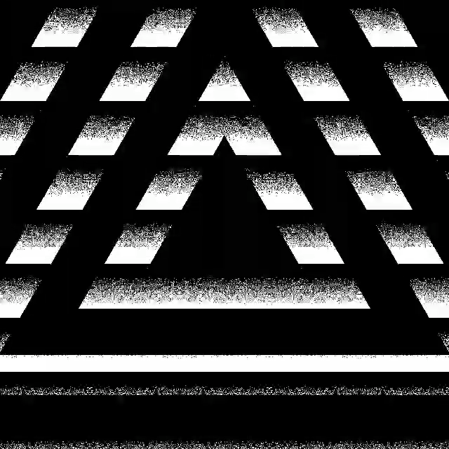 Audiovisual composition exploring motion and rhythm